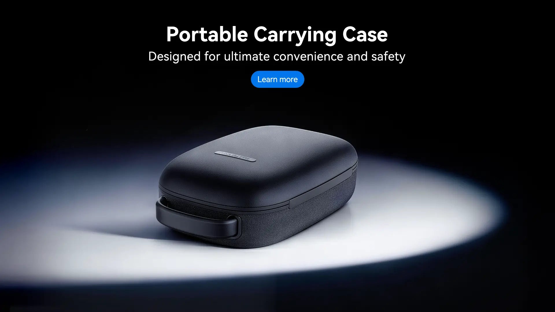 Portable Carrying Case – Designed for ultimate convenience and safety